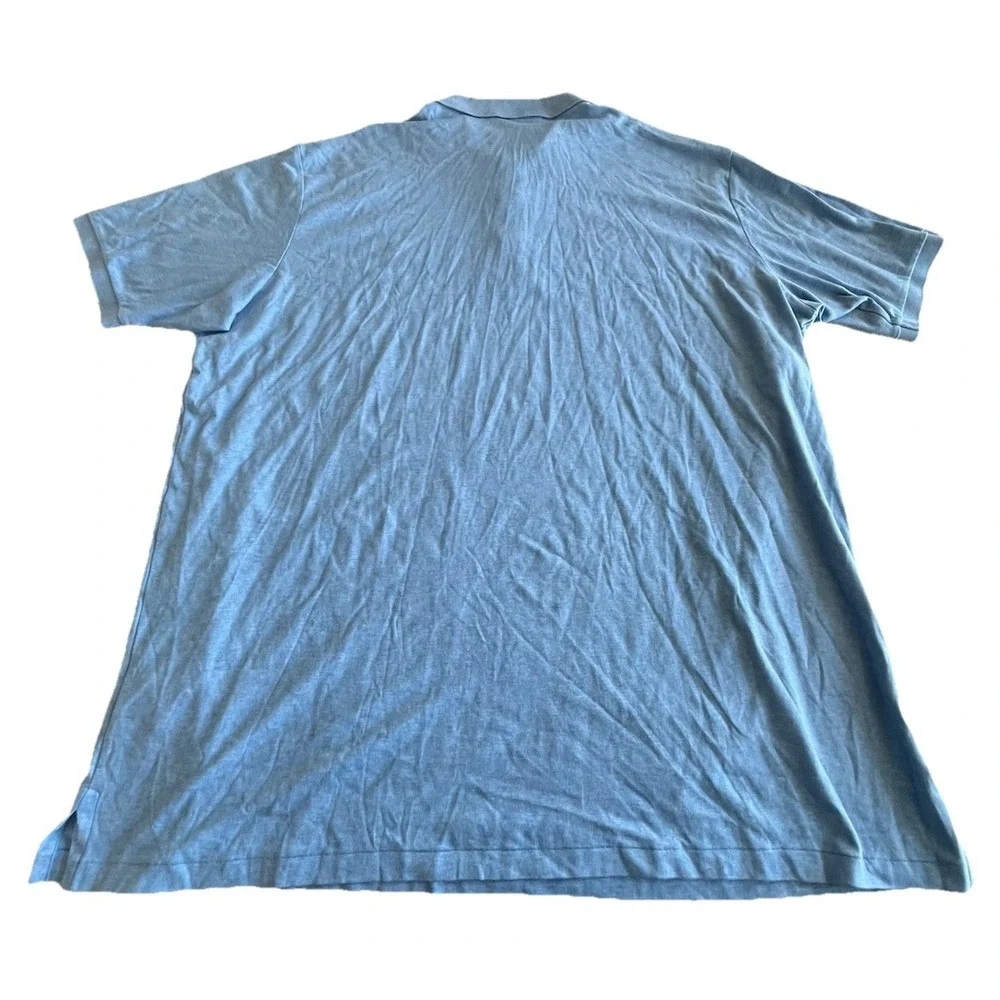 Polo‎ Ralph Lauren Polo Shirt Mens 4LT Blue Big And Tall Flesh Pony Cotton